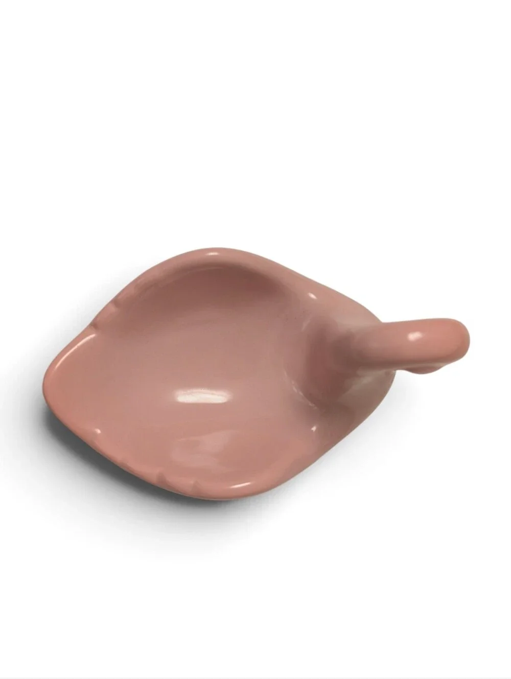 VINTAGE Ceramic Swan Soap Dish Blush Pink Retro Classic
